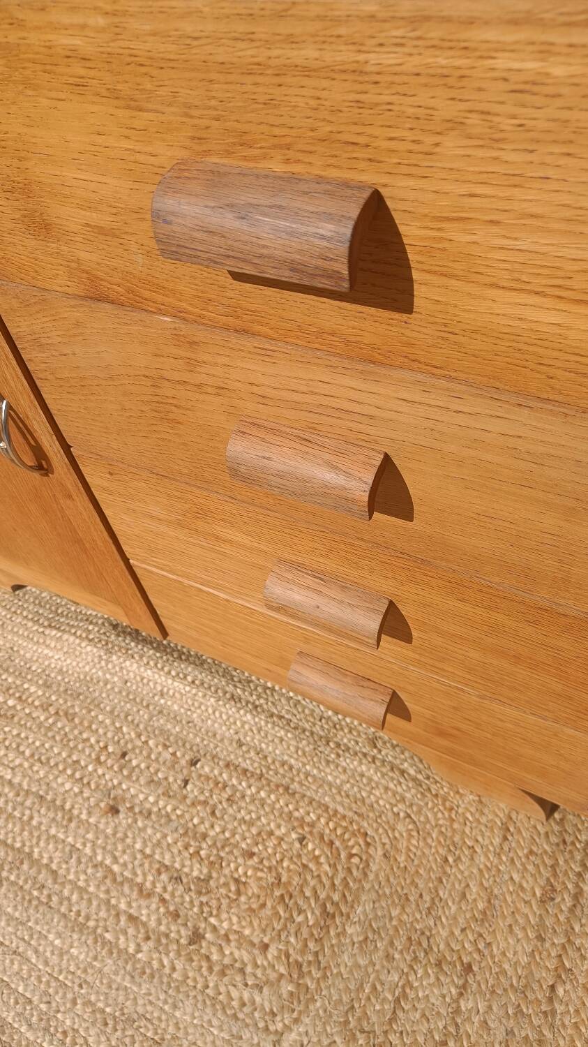 Vintage wooden buffet refurbished – 1 door and 4 drawers