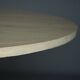 Architectural hand built Dining Table in white washed pine, 1970s