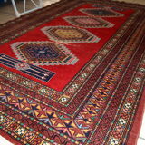 Carpet Persian Hamadaan done hand 81cm x 194cm vintage 1960 s, 1C616