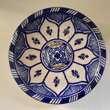 Cobalt blue Moroccan plate