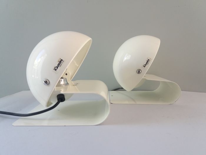 Pair of Guzzini lamps "Bugia" Giuseppe Cormio