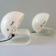 Pair of Guzzini lamps "Bugia" Giuseppe Cormio