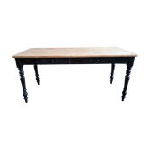 Old table feet turned