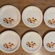 Set of 6 dessert or bread plates - 17 cm - vintage Bareuther