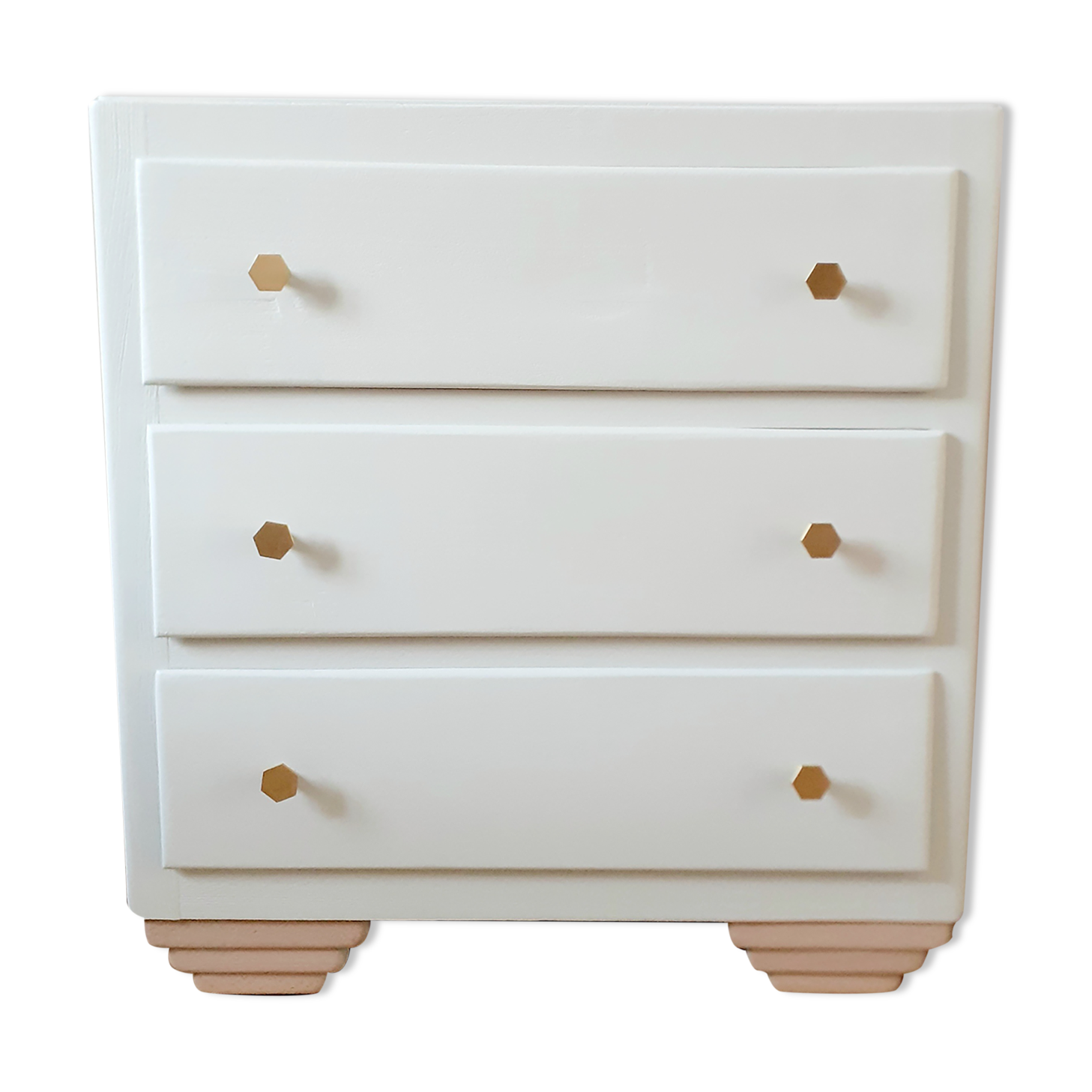 50s pastel green chest of drawers