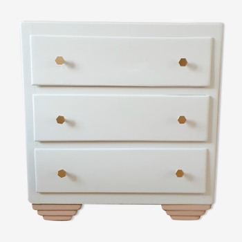 50s pastel green chest of drawers