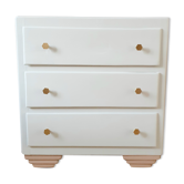 50s pastel green chest of drawers