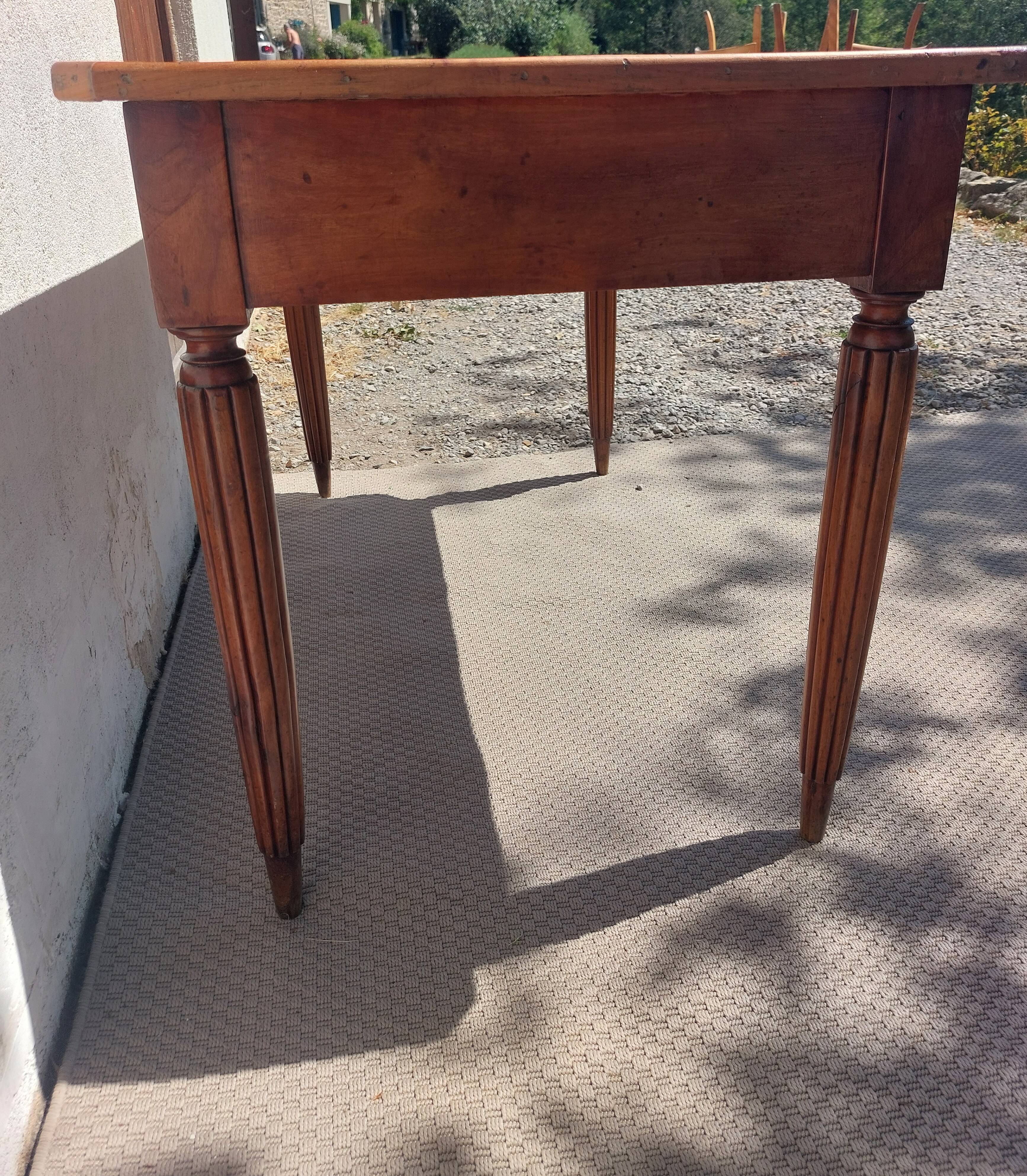 bistro table, countryside or office, 2 drawers