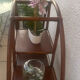 Vintage rattan shelf