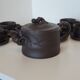 Chinese Terracotta Tea Set Yixing Bamboo Decor