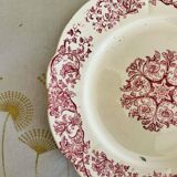 Series of 4 old flat plates - Bella Longchamp