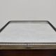 Antique Italian Carrara Marble, Mahogany, and Brass Coffee Table