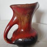 Vintage earthenware pitcher from Saint Pair sur mer