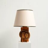 Rare Ceramic Lamp by Roger Capron and Jean Derval