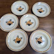 Badonviller "jade" soup plates