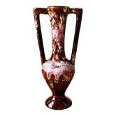 Vintage Vallauris vase in glazed ceramic