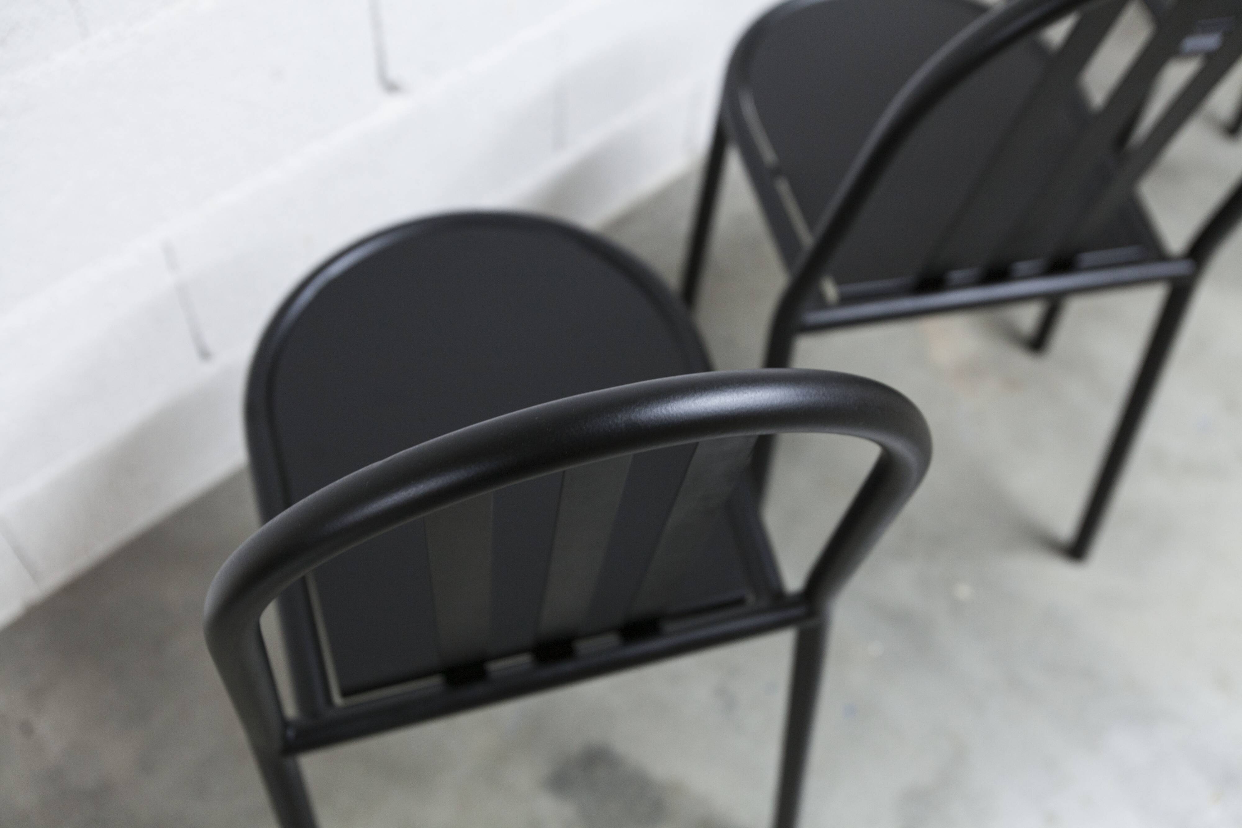 Set of 6 "202" model chairs by Robert Mallet Stevens 1980
