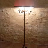 Vintage brass floor lamp