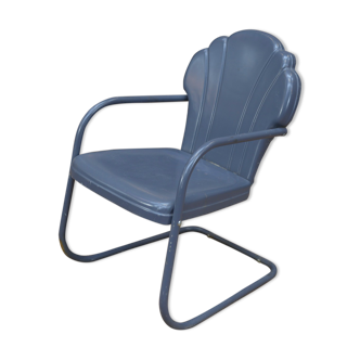 Garden armchair usa in metal 1950