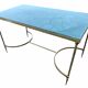 Coffee table brass and marble design 1960'