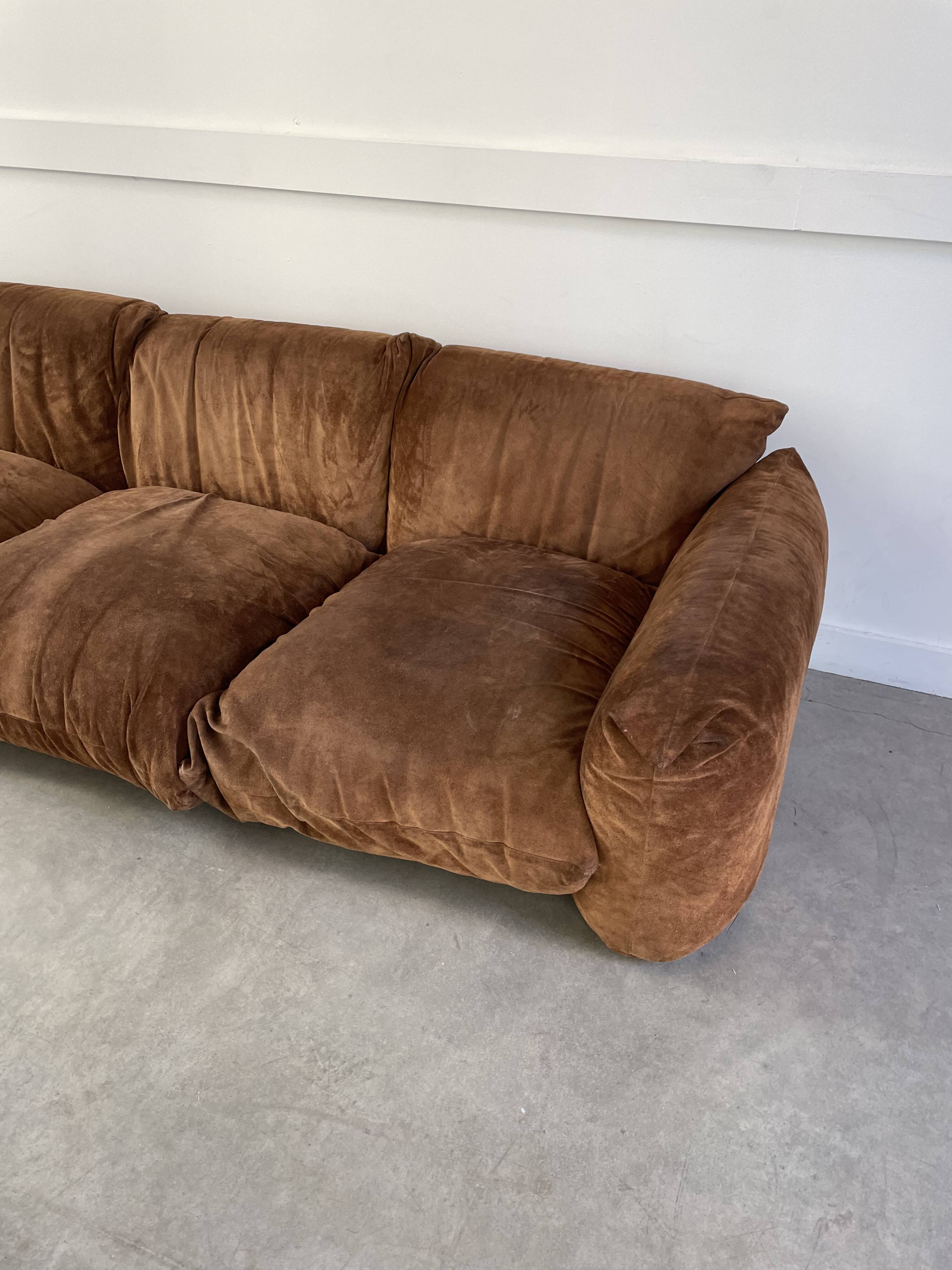 Marenco three-seater sofa by Mario Marenco for Arflex 1970s