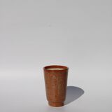 Speckled Stoneware Goblet Candle