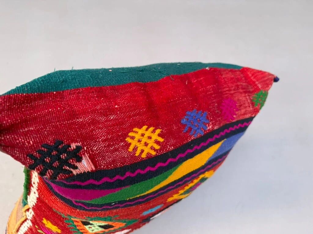 Coussin de sol kilim géant, coussin de sol kilim complet 90x46x25 cm, rouleau 2560