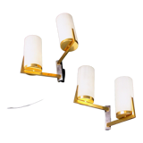 Paire d'appliques, Italie, 1950's