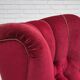 1960s, Danish relax armchair, original condition, red furniture velour.