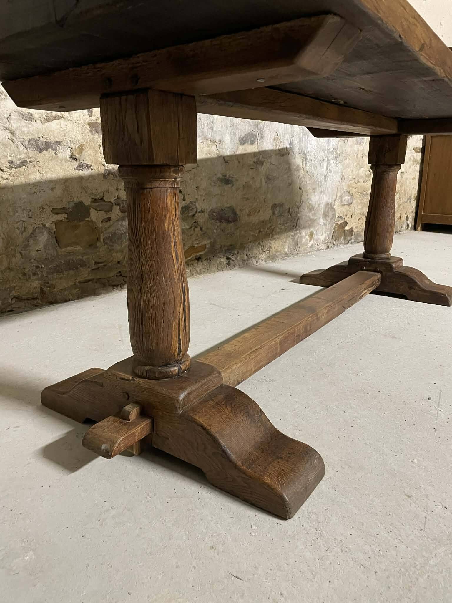 Monastery table in solid oak