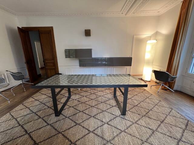 B&B Italia Lens Table designed by Patricia Urquiola
