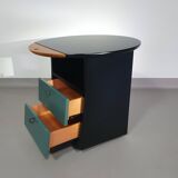 Ensemble Giorgetti 1990 par Umberto Asnago / tables de chevet / tables d'appoint