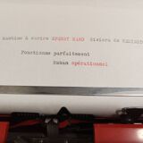 Sperry Rand Remington Riviera orange typewriter - Perfect condition