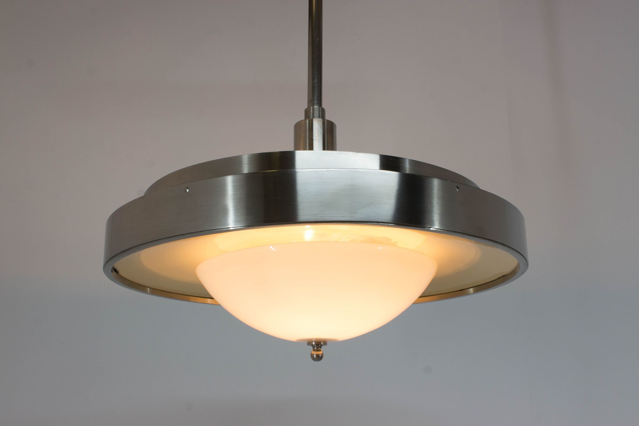 Ultra Rare Large Bauhaus Chandelier by Franta Anyz, 1930s