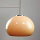 Suspension Jolly marron de l'ère spatiale de Guzzini, années 1960.