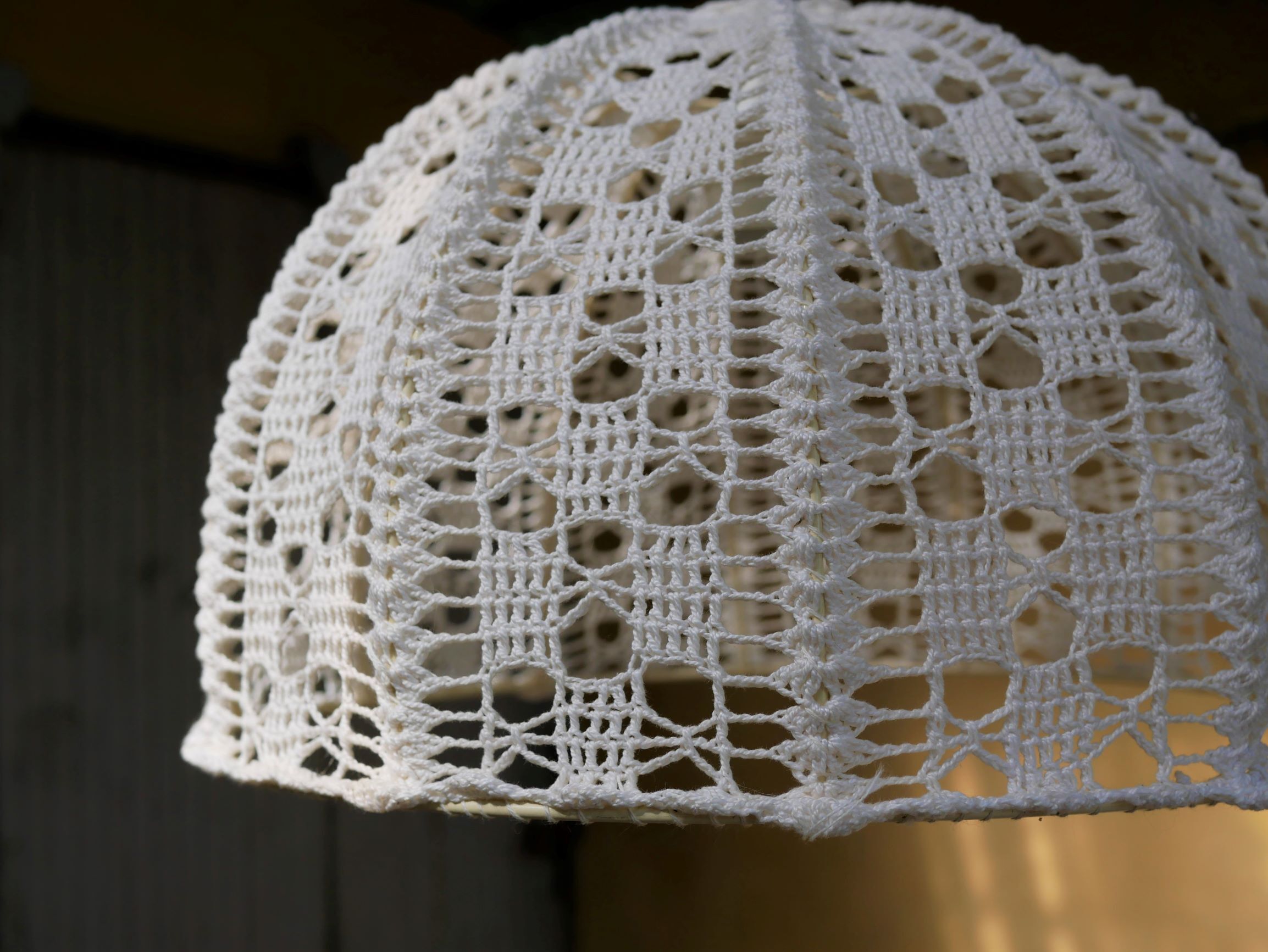 Suspension vintage en coton