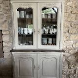 Magnificent Provençal secretary storage furniture made of solid wood with olives.