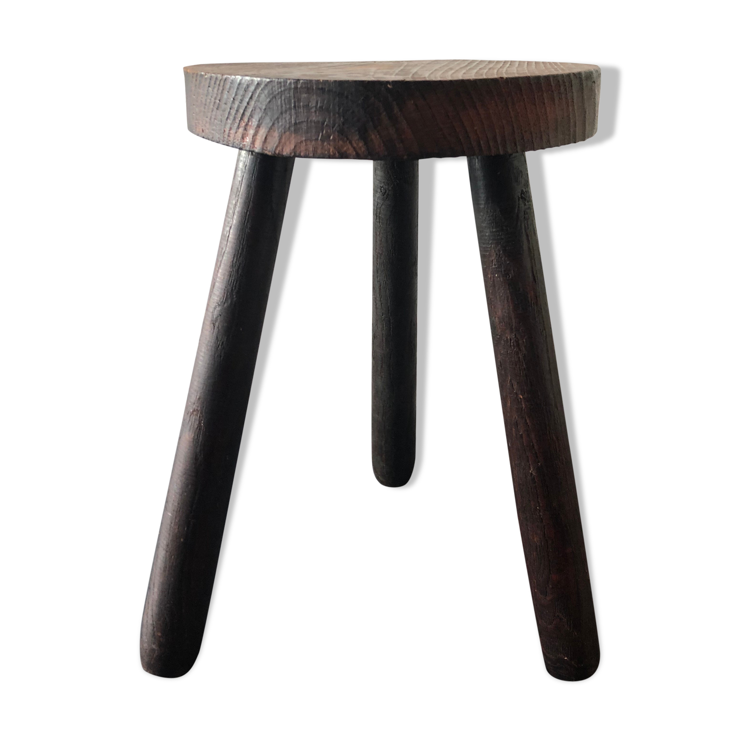 Old wooden tripod stab