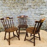 Set of three chairs