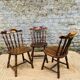 Set of three chairs