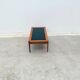 Scandinavian coffee table in teak and black formica, 1960.