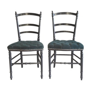 Paire de chaises Charivari - vertes