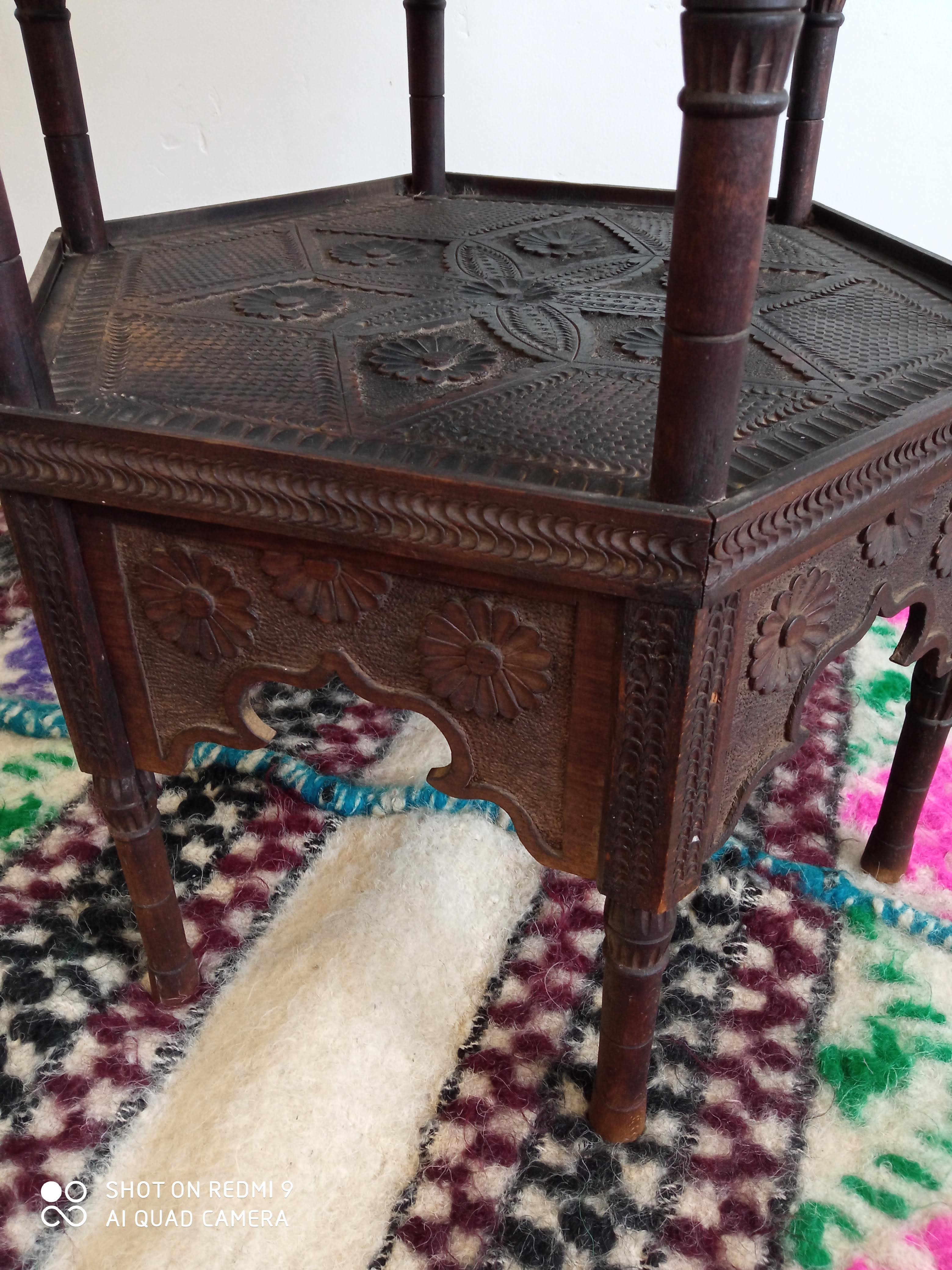 Indian wood healing carved around 1950