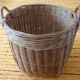 Planter basket in rattan and bamboo