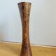 Diabolo vase in marbled lacquered wood Art Deco