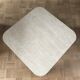 Mid century square travertine coffee table