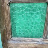 Art Deco Brasserie Screen in Wood and Glass