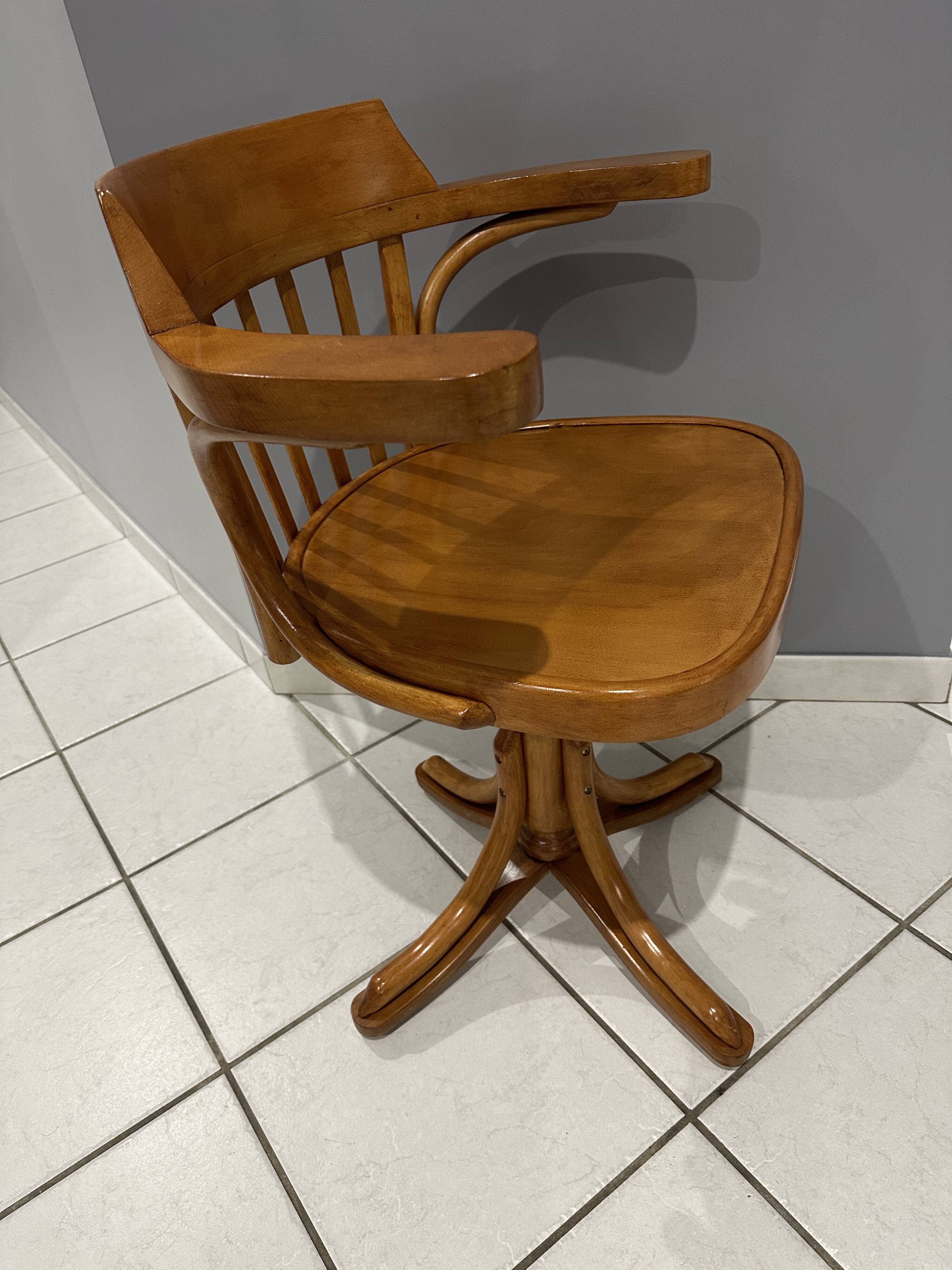 Vintage ZPM Radomsko Office Chair 1950