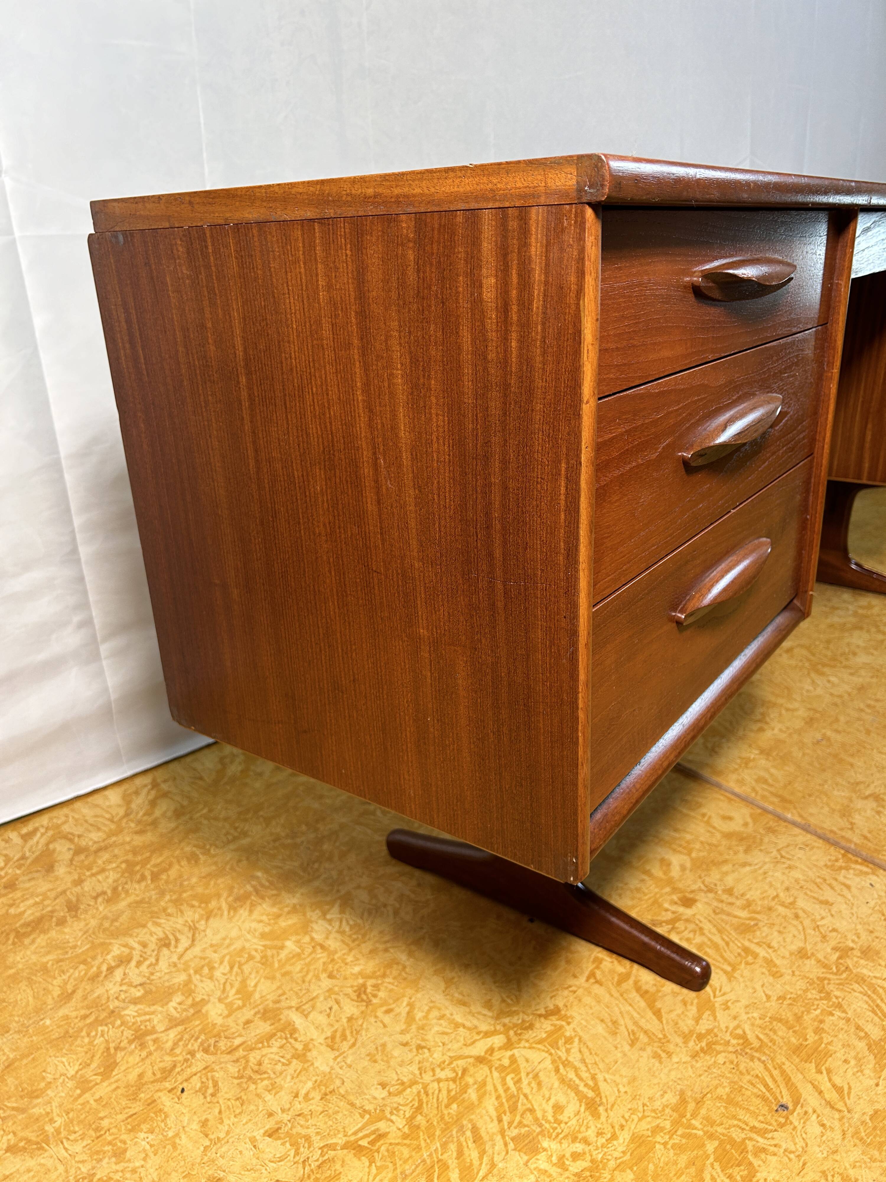 Mid Century Retro Vintage Teak Desk by Austinsuite 1960