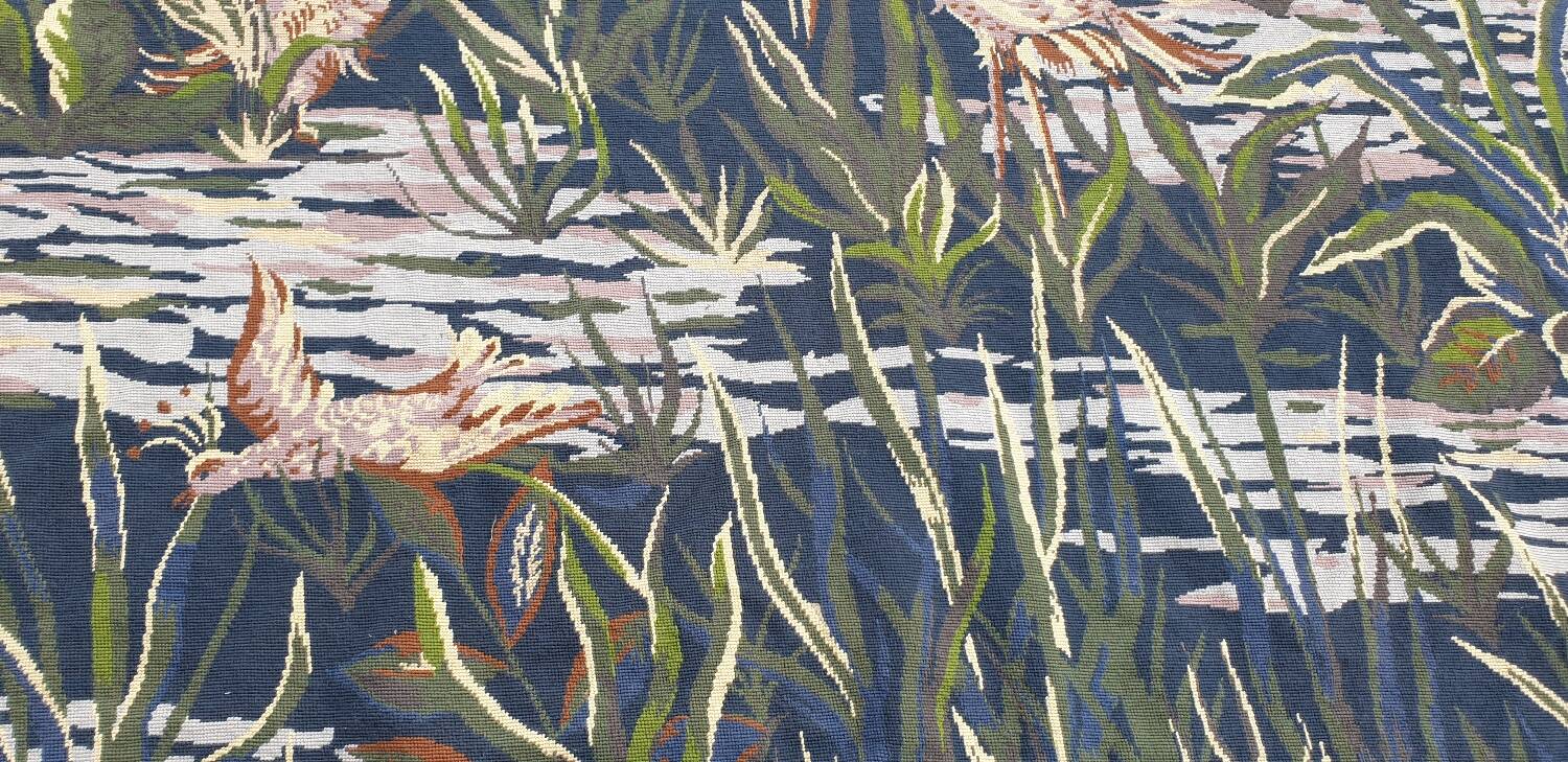 Contemporary seventies tapestry